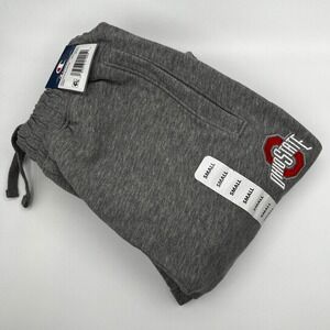 Champion Sweatpants Mens Small Gray Ohio‎ State Buckeyes Joggers Outdoor NEW